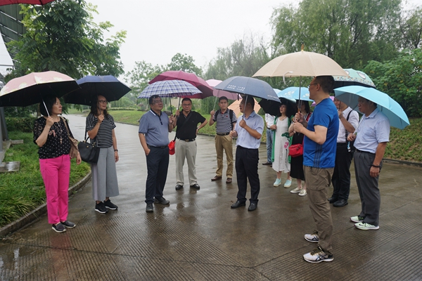 现场考察台州市水处理发展有限公司