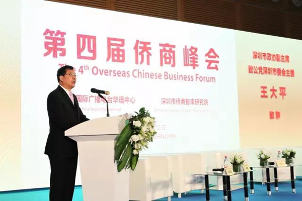 市政协副主席、省委会副主委、市委会主委王大平在峰会上致辞