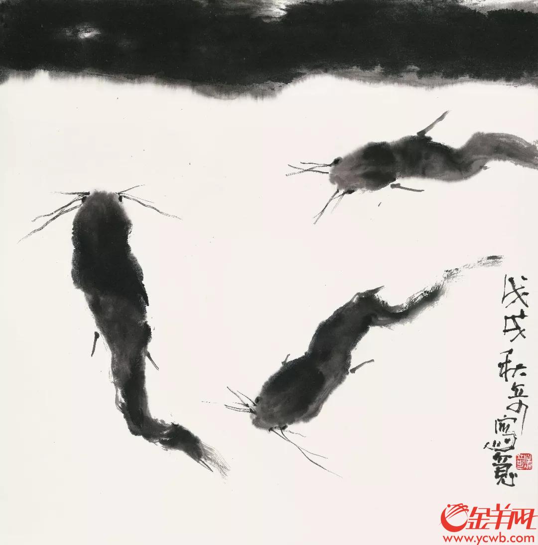 ▲《荒塘》王秋奇68 x68cm纸本设色